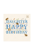 Woodmansterne daughter birthday card, imported from the UK