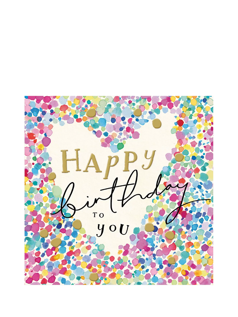 The Proper Mail Company birthday card blank inside (British brand)