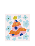 The Proper Mail Company party hat birthday card with envelope (British brand)