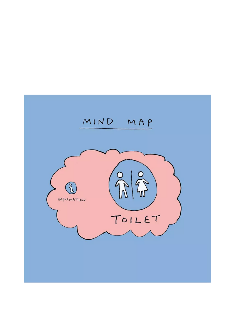 Woodmansterne Mind Map greeting card, imported from the UK