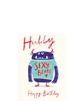 Woodmansterne monster husband birthday card (British brand)