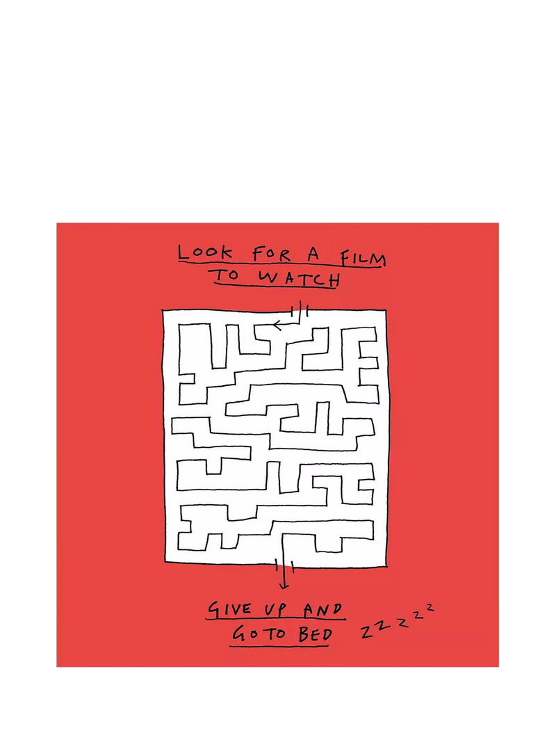 Woodmansterne Netflix Maze greeting card - British product