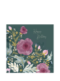 Woodmansterne roses birthday card 166x167mm - British product