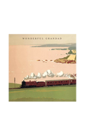 Woodmansterne Royal Highlander Train Grandad Birthday Card (British brand)