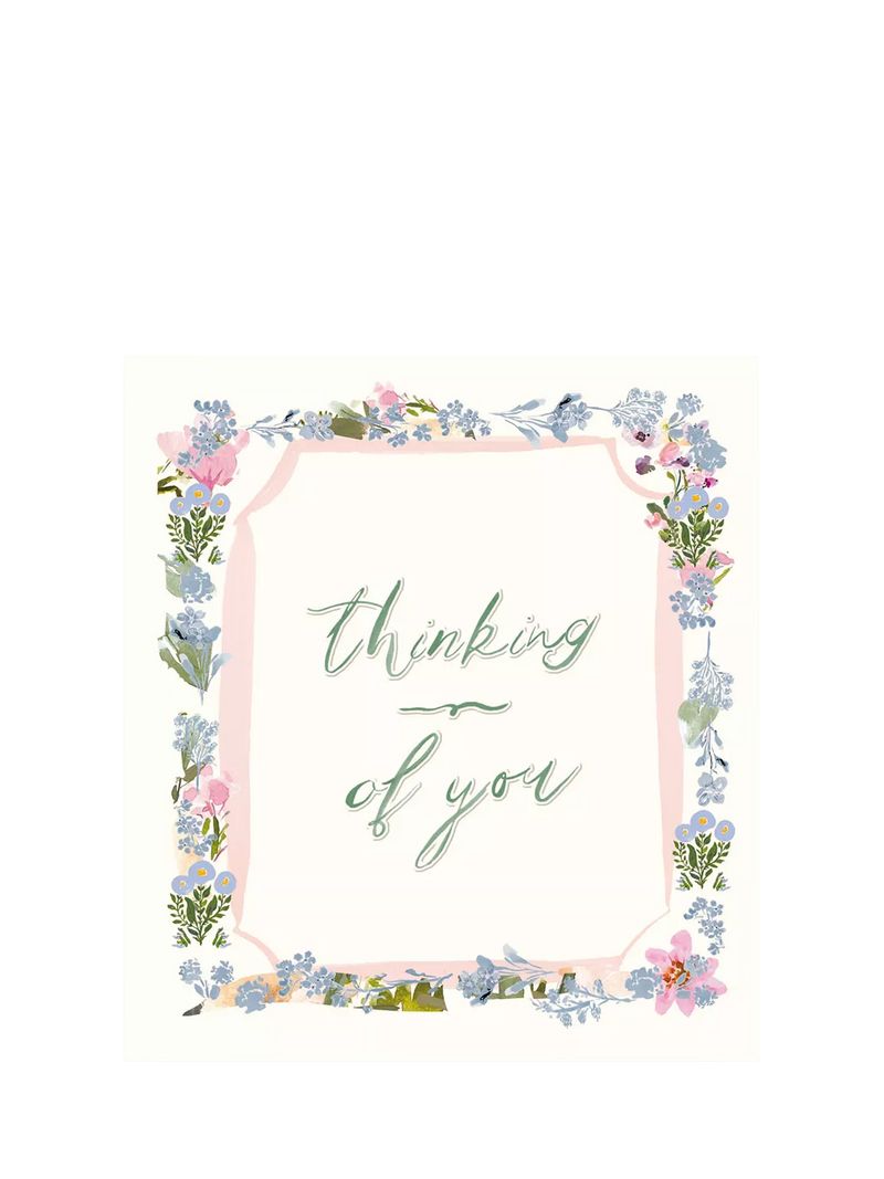 Woodmansterne Thinking Of You sympathy card, imported from the UK
