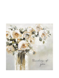 Woodmansterne Thinking Of You Roses sympathy card 166x167mm - British product