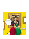 Woodmansterne blank greeting card Wearing Nothing But Hat - British product