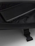 Mango roll top backpack black (British brand)