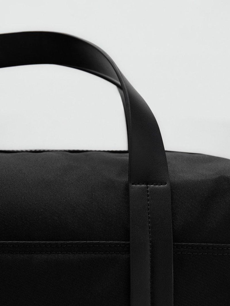 Mango weekend holdall bag in black, UK version
