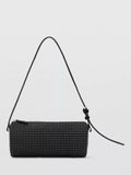 Mango beaded shoulder bag black, UK version
