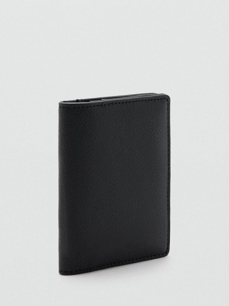 Mango bifold cardholder black, imported from the UK