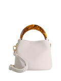 Dune London Dharla leather grab bag with magnetic closure - British product