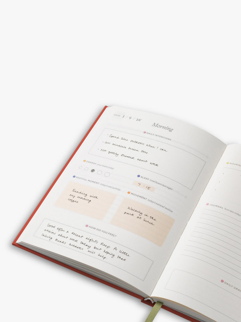 Papier Floral Ikat wellness journal A5 (British brand)