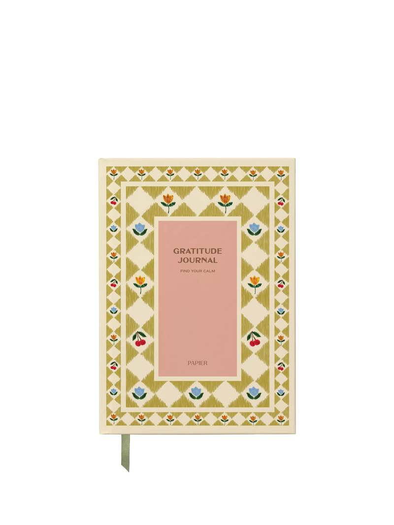 Papier Folk gratitude journal green A5 - British product