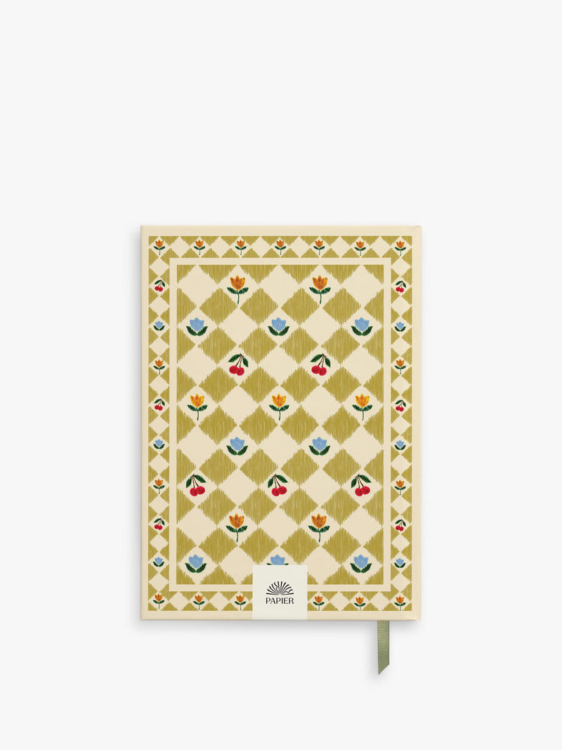 Papier Folk gratitude journal green A5 - British product