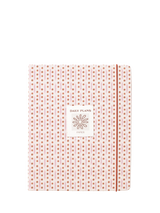 John Lewis Papier Ikat Stripe Planner, Pink- Buy online at McGrocer