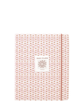 Papier Ikat Stripe planner in pink (British brand)