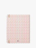 Papier Ikat Stripe planner in pink (British brand)