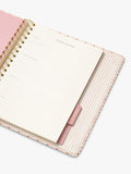Papier Ikat Stripe planner in pink (British brand)
