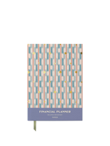 John Lewis Papier Starry Ikat Finance Planner, Blue, A5- Buy online at McGrocer