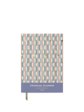Papier Starry Ikat finance planner Blue A5 - British product