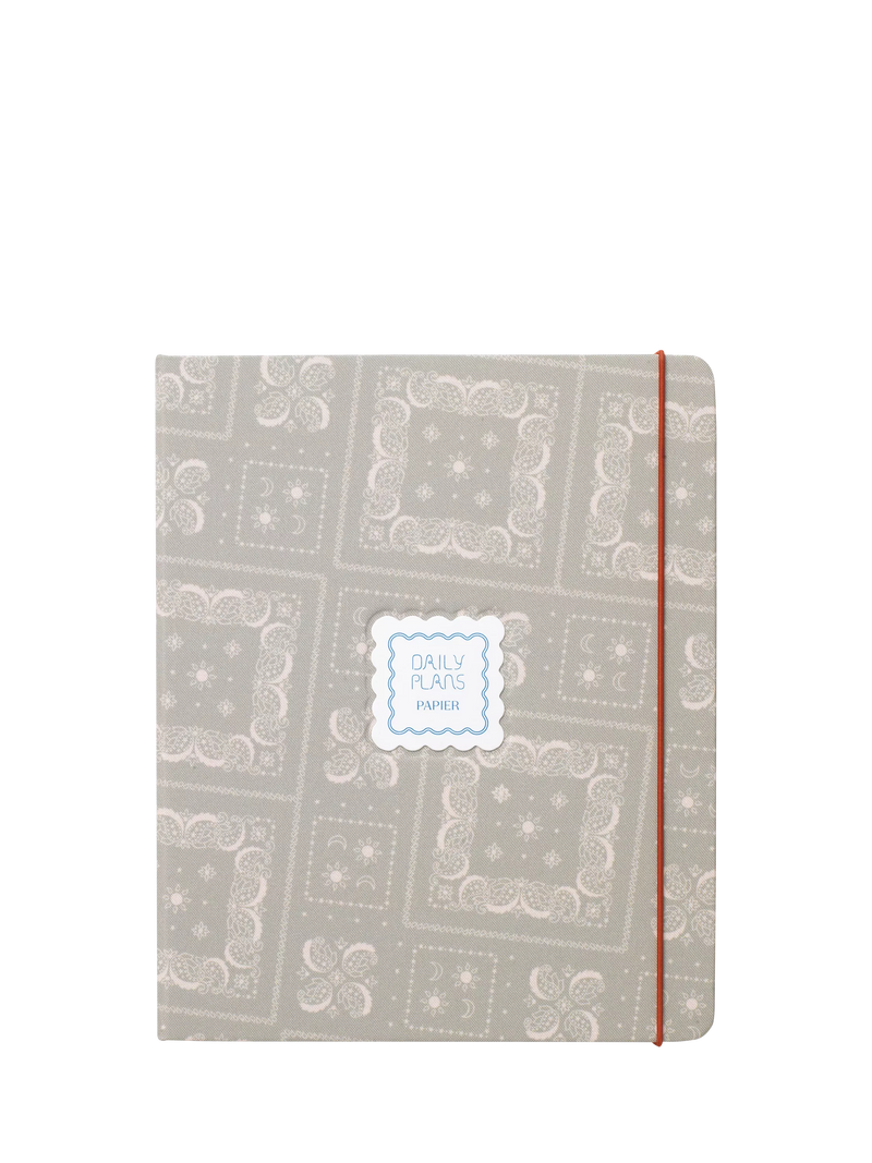 Papier Bandana spiral planner green, UK version
