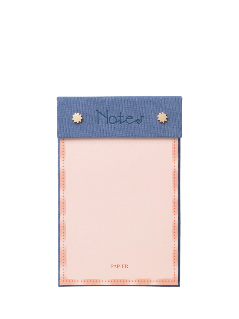 Papier Solar Power notepad denim lined - British brand