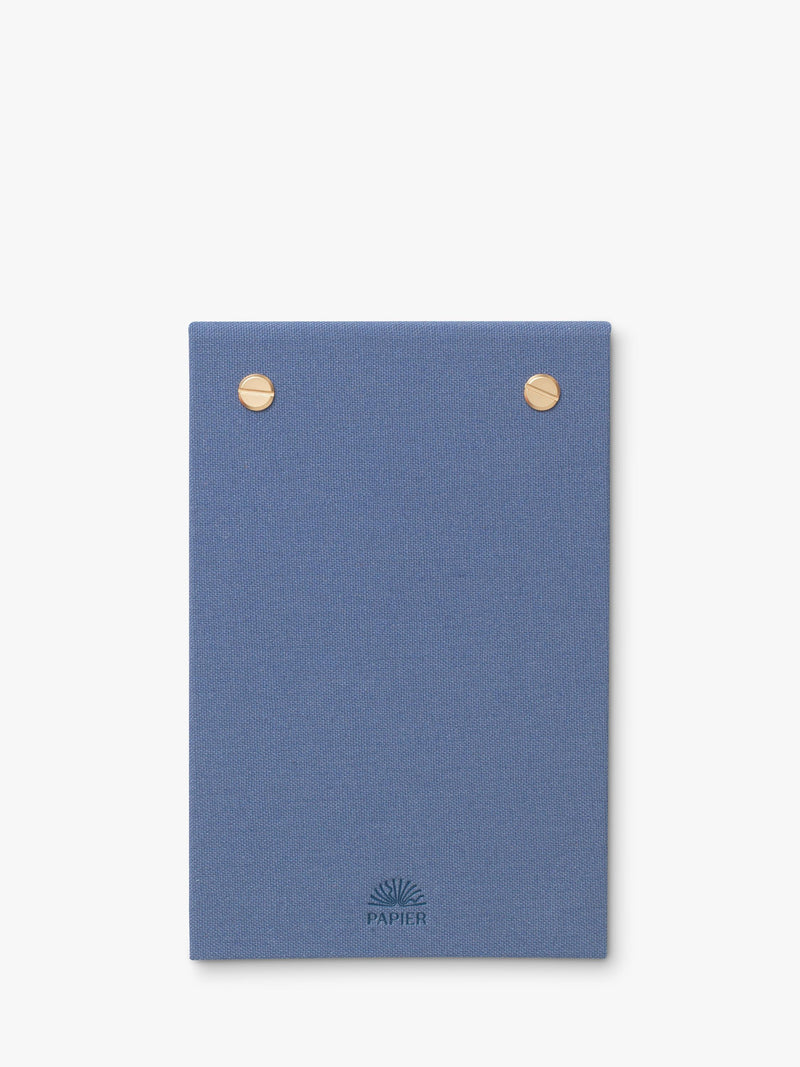 Papier Solar Power notepad denim lined - British brand