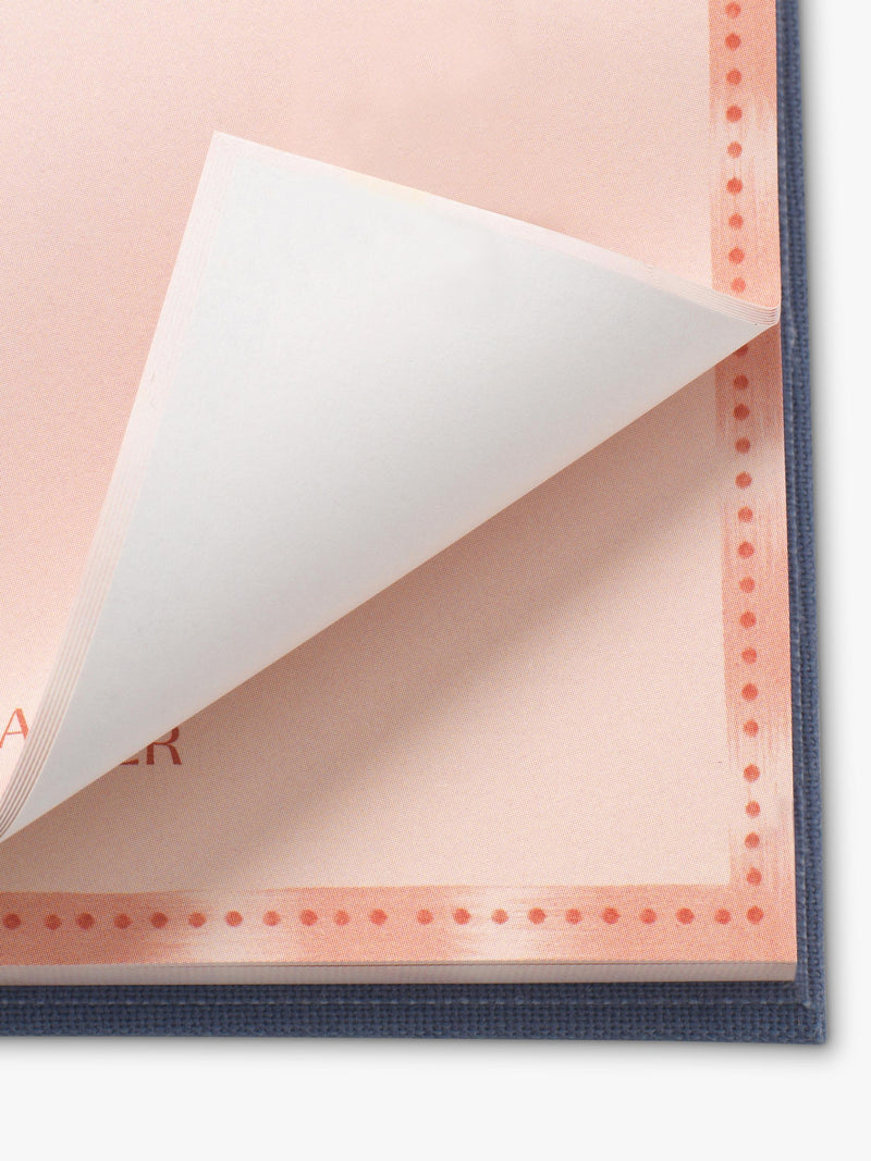 Papier Solar Power notepad denim lined - British brand