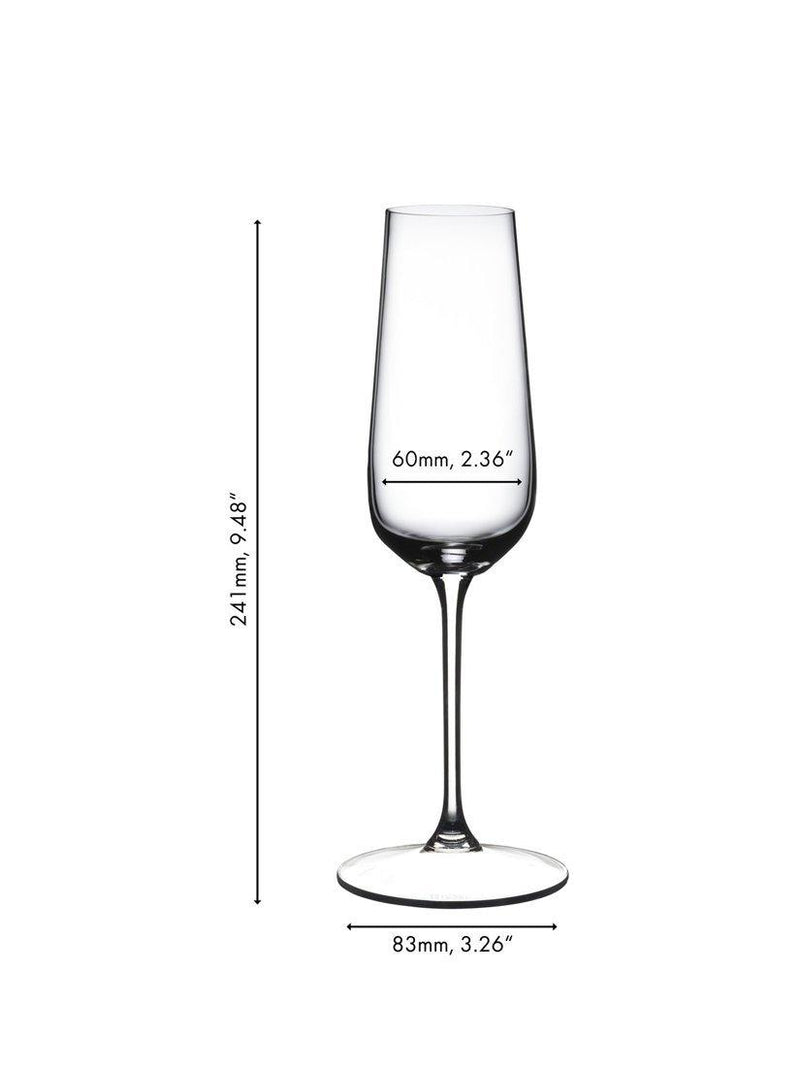RIEDEL champagne flutes set of 2 250ml - British product