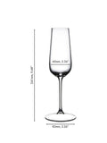 RIEDEL champagne flutes set of 2 250ml - British product