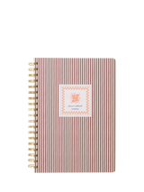John Lewis Papier Striped Bloom Notebook, Beige- Buy online at McGrocer