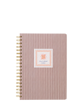Papier striped bloom notebook beige - British brand