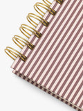 Papier striped bloom notebook beige - British brand