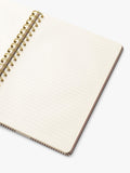 Papier striped bloom notebook beige - British brand