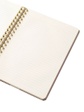 Papier striped bloom notebook beige - British brand