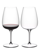 John Lewis RIEDEL GRAPE Crystal Glass Cabernet Merlot Wine Glass Set of 2 830ml Clear- Buy online at McGrocer