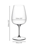 RIEDEL Grape crystal wine glasses set of 2 830ml (British brand)