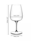 RIEDEL Grape crystal wine glasses set of 2 830ml (British brand)