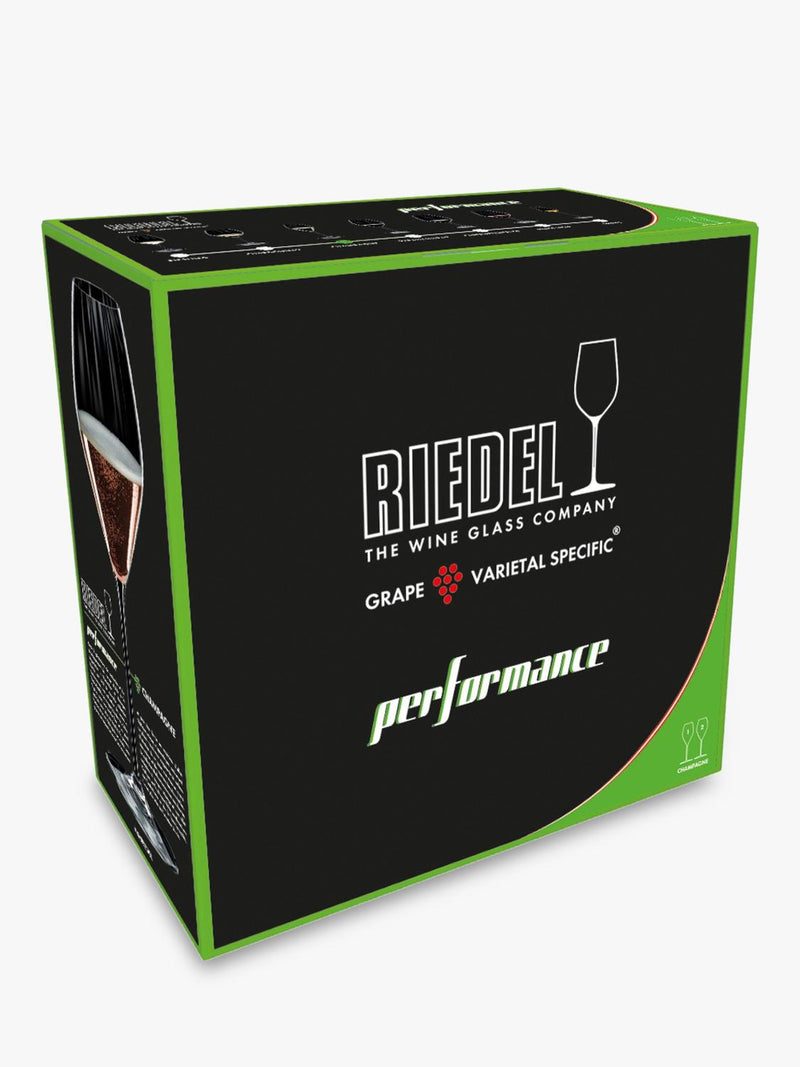 RIEDEL Performance crystal champagne glasses set of 2 375ml, imported from the UK