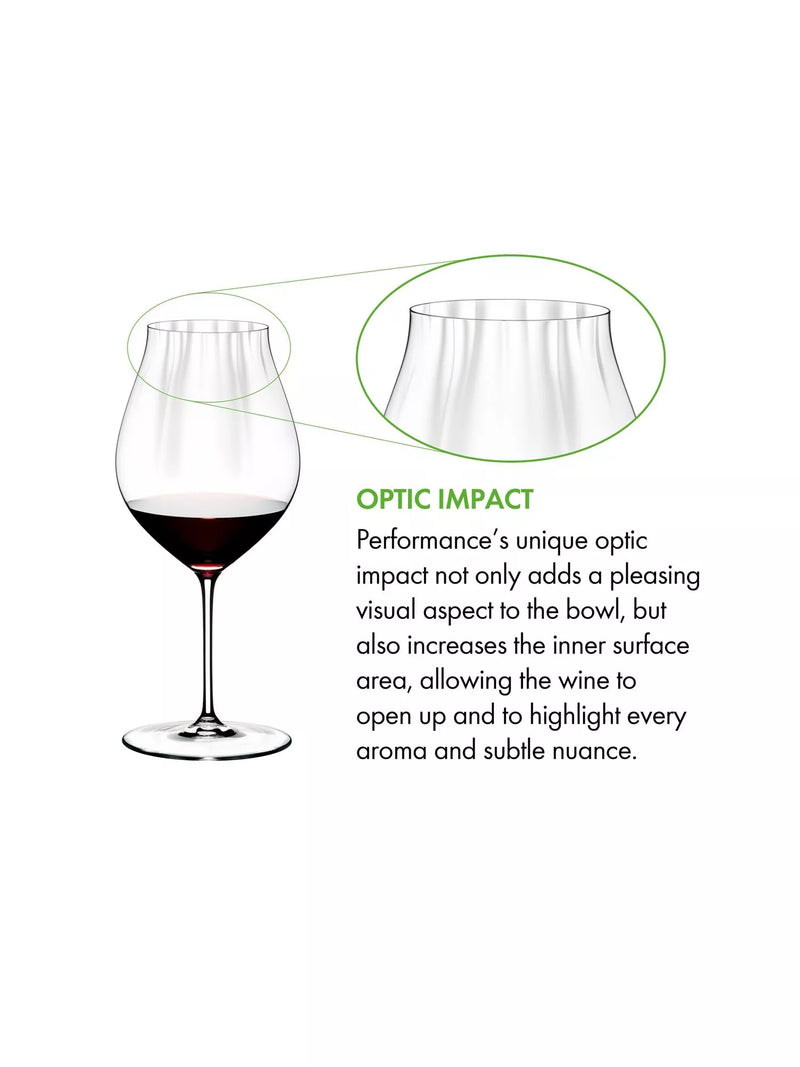 RIEDEL Performance Pinot Noir crystal glass 830ml (British brand)