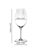 RIEDEL crystal glass Riesling wine glass 623ml set of 2, imported from the UK