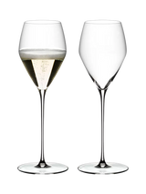 John Lewis RIEDEL Veloce Crystal Glass Champagne Wine Glasses Set of 2 327ml- Buy online at McGrocer