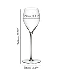 RIEDEL Veloce crystal champagne glasses clear 327ml set, UK version