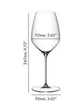 RIEDEL Veloce Riesling wine glass set of 2 570ml - British product