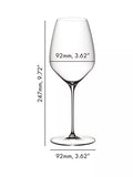 RIEDEL Veloce Riesling wine glass set of 2 570ml - British product