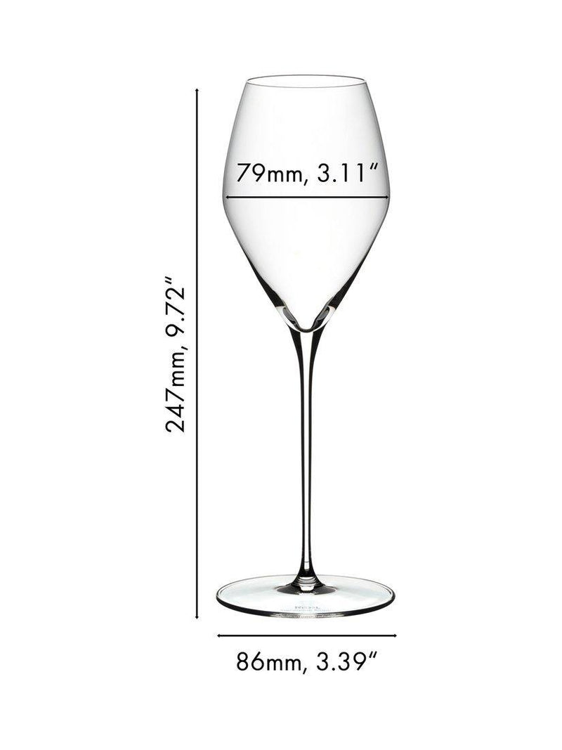 RIEDEL Veloce crystal Sauvignon Blanc wine glass set 347ml, UK version