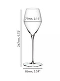 RIEDEL Veloce crystal Sauvignon Blanc wine glass set 347ml, UK version