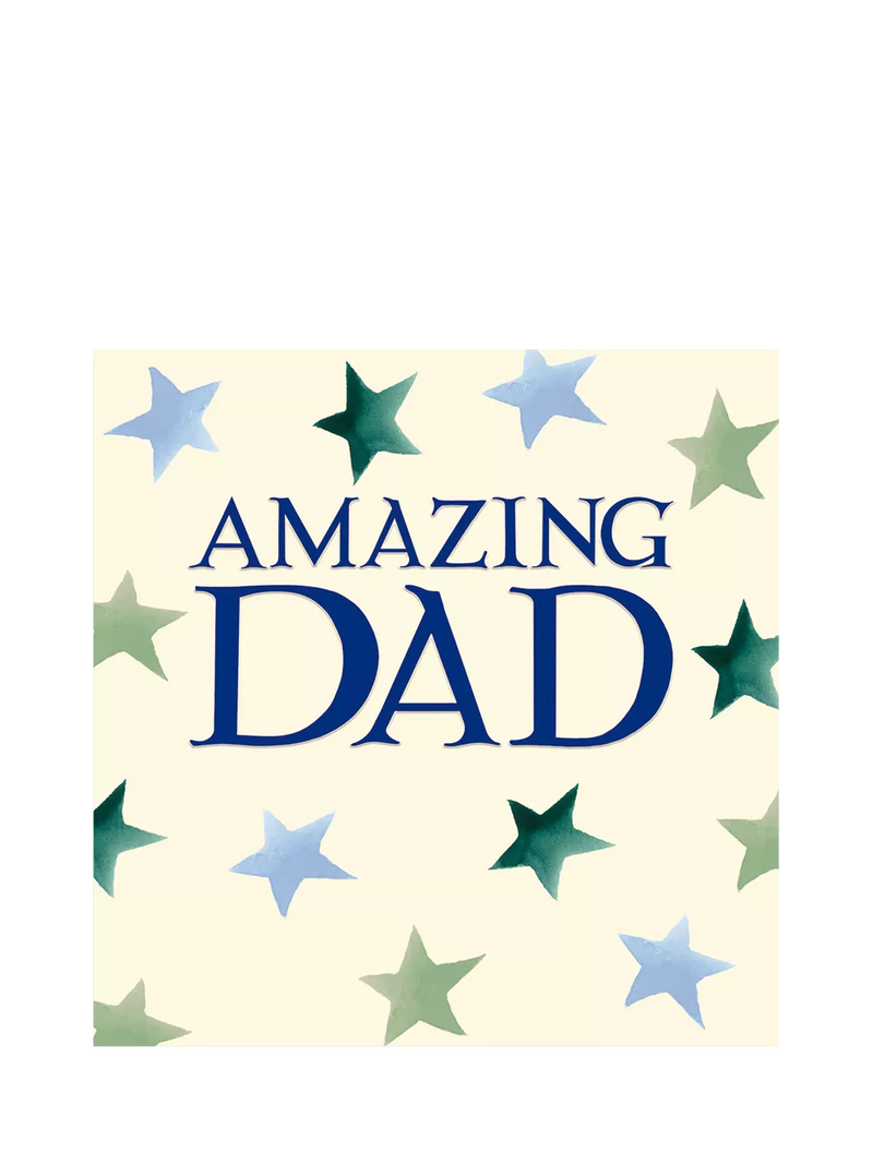 Emma Bridgewater Stars Amazing Dad birthday card (British brand)
