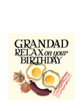 Emma Bridgewater breakfast grandad birthday card (British brand)